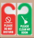 Do Not Disturb door sign